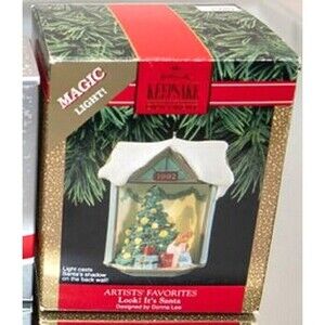 Hallmark Keepsake Ornament 1992 Look It's Santa Artist: Donna Lee